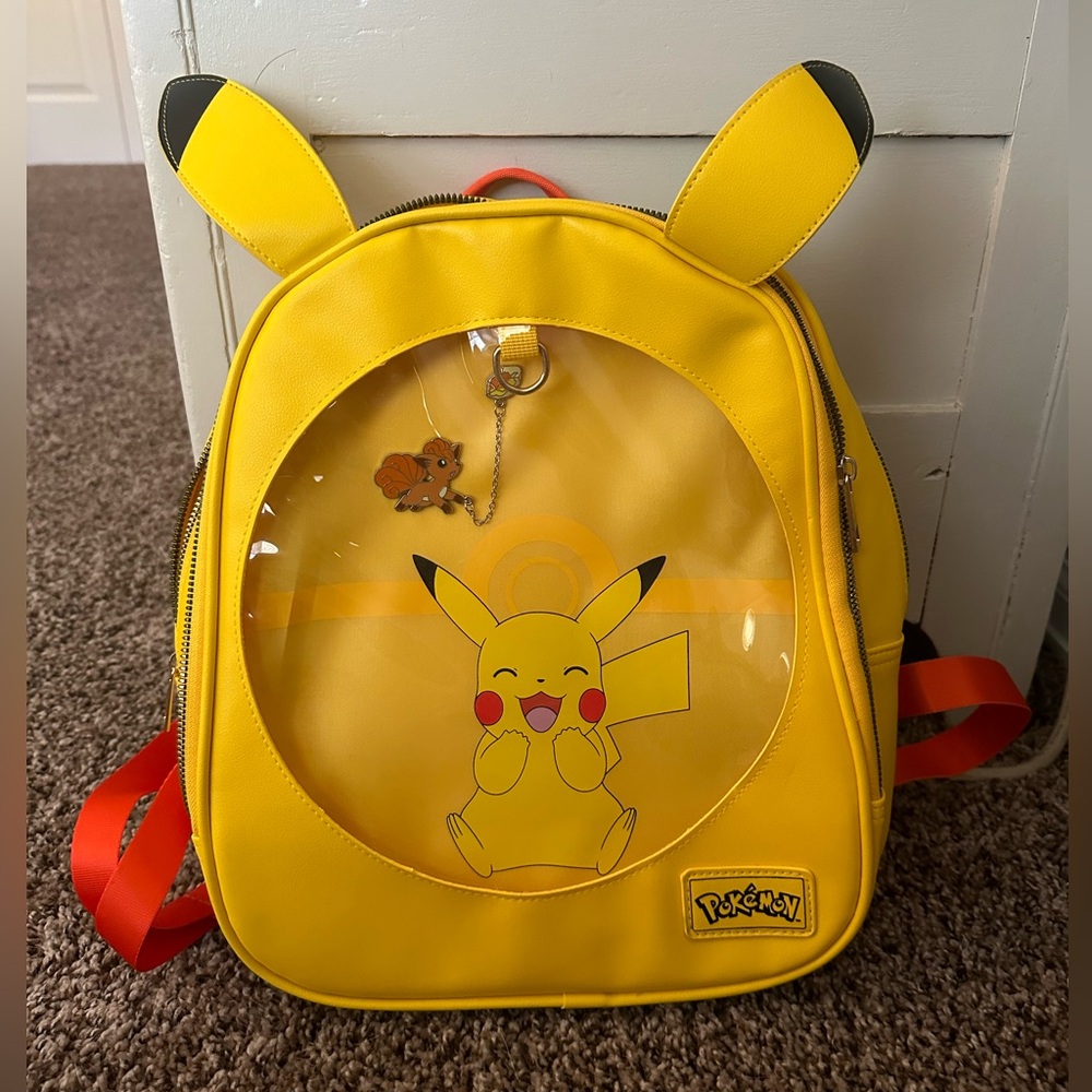 Pokemon Pikachu Pin Collector Backpack